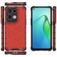 Mobigear Honeycomb OPPO Reno 8 Pro 5G Hülle Hardcase Backcover Stoßfest - Rot