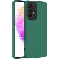 Mobigear Colors Samsung Galaxy A73 Hülle Flexibles TPU Backcover - Grün