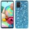 Mobigear Glitter Samsung Galaxy A73 Hülle Hardcase Backcover - Blau