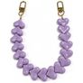 Mobigear Kunststoff Heart Verstellbare Universal-Handykette - Pastel Purple