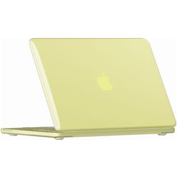 Mobigear Crystal Case MacBook Neo 13 Zoll (2026) Hardcase Hülle MacBook Case - Citrus yellow - Model A3404