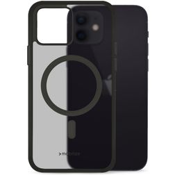 Mobilize Hybrid iPhone 12 MagSafe Hülle Hardcase Backcover Stoßfest - Schwarz