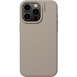 Nudient Base iPhone 15 Pro Max Silikon Hülle Backcover - Stone Beige