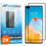 Mobigear Premium Huawei P40 Panzerglas Gehärtetes Glas Displayschutz - Hüllenfreundlich - Schwarz (2er Pack)