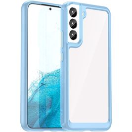 Mobigear Crystal Samsung Galaxy S23 Hülle Hardcase Backcover - Transparent / Blau Mobigear Crystal Samsung Galaxy S23 Hülle Hardcase Backcover - Transparent / Blau