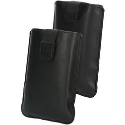Mobiparts Classic Pouch Einschubhülle (max 11,5 cm x 7,5 cm) - Einschubhülle - Handytasche - Schwarz