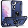 Mobigear Armor Ring Samsung Galaxy S23 Plus Hülle Hardcase Backcover Stoßfest mit Ringhalter - Blau