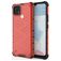 Mobigear Honeycomb Realme C21 Hülle Hardcase Backcover Stoßfest - Rot