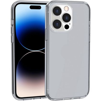 Mobigear Crystal iPhone 14 Pro Hülle Hardcase Backcover - Grau