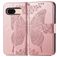 Mobigear Butterfly Google Pixel 8a Hülle Klapphülle Geldbörse - Roségold
