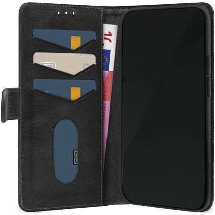 Mobilize Premium Gelly Wallet iPhone 12 Pro Hülle Klapphülle Geldbörse - Schwarz