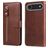 Mobigear Zipper iPhone Air Hülle Klapphülle Geldbörse - Braun