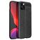 Mobigear Luxury iPhone 12 Pro Max Hülle Flexibles TPU Backcover - Schwarz