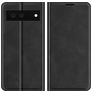 Mobigear Wallet Google Pixel 6 Hülle Klapphülle Geldbörse - Schwarz
