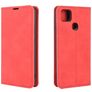 Mobigear Retro Slim Xiaomi Redmi 9C Hülle Klapphülle Geldbörse - Rot