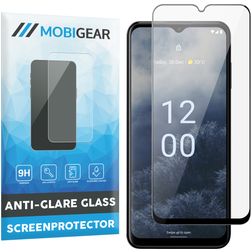 Mobigear Premium Nokia G60 5G Panzerglas Displayschutz - Hüllenfreundlich - Schwarz