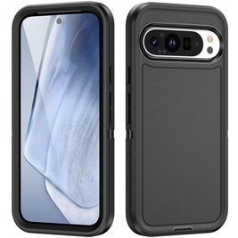 Mobigear Rugged Google Pixel 9 Pro Hülle Hardcase Backcover Stoßfest - Schwarz