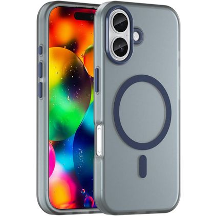 Mobigear Shockproof iPhone 17 MagSafe Hülle Hardcase Backcover - Dunkelblau