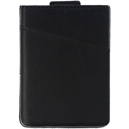 Valenta Pocket Duo Echtleder Kartenhalter - 6 Karten - Schwarz