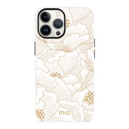 MIO iPhone 13 Pro MagSafe Hülle Hardcase Backcover - White Roses