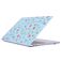 Mobigear Flowers MacBook Pro 15 Zoll (2016-2019) Hardshell Hülle Laptop Cover MacBook Case - Model 23 - Modell A1707 / A1990