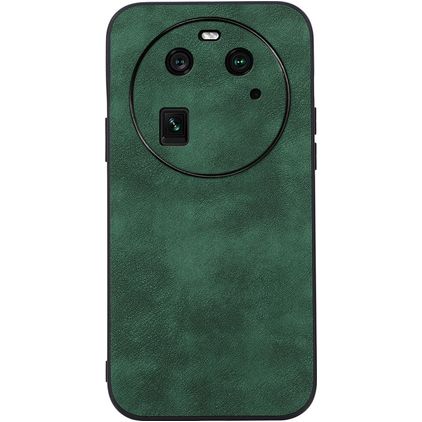 Mobigear Fabric OPPO Find X6 Hülle Hardcase Backcover - Grün