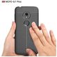 Mobigear Luxury Motorola Moto G7 Play Hülle Flexibles TPU Backcover - Grau