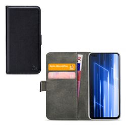 Mobilize Classic Gelly Wallet Realme X50 Klapphülle Portemonnaie - Schwarz