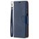Mobigear Excellent Samsung Galaxy A12 Hülle Klapphülle Geldbörse - Blau