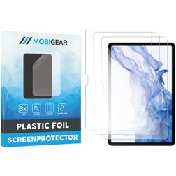 Mobigear Samsung Galaxy Tab S8 Plus Displayschutz Schutzfolie - Hüllenfreundlich (3er Pack)