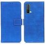 Mobigear Croco OnePlus Nord CE Hülle Klapphülle Geldbörse - Blau