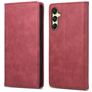 Mobigear Wallet Samsung Galaxy A17 Hülle Klapphülle Geldbörse - Rot