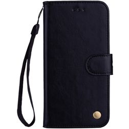 Mobigear Wallet Samsung Galaxy A20e Hülle Klapphülle Geldbörse - Schwarz