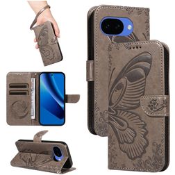 Mobigear Butterfly Google Pixel 10a Hülle Klapphülle Geldbörse - Grau