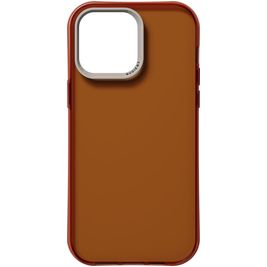 Nudient Form iPhone 14 Pro Max Hülle Hardcase Backcover Stoßfest - Braun