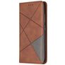 Mobigear Rhombus Slim Nokia 2.2 Hülle Klapphülle - Braun