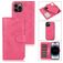 Mobigear Wallet iPhone 15 Pro Hülle Abnehmbare 2in1 Klapphülle Geldbörse - Pink