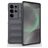 Mobigear Bumpy Samsung Galaxy S25 Ultra Hülle Flexibles TPU Backcover - Grau