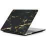 Mobigear Marble MacBook Pro 16 Zoll (2021-2026) Hardcase Hülle MacBook Case - Schwarz / Braun - Model A2485 / A2780 / A2991 / A3186 / A3428 / A3429
