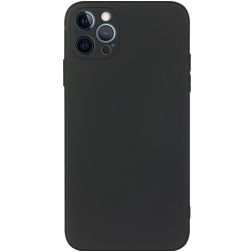 Mobigear Colors iPhone 15 Pro Hülle Flexibles TPU Backcover - Schwarz