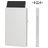 Valenta Cardprotector Aluminium Kartenhalter - 5 Karten - MagSafe-kompatibel - Silber