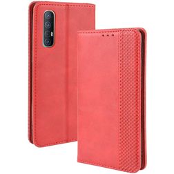 Mobigear Sensation OPPO Reno 3 Pro Hülle Klapphülle Geldbörse - Rot