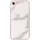 Mobigear Marble iPhone SE (2020) Hülle Flexibles TPU Backcover - Weiß