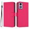 Mobigear Urban Wallet Motorola Moto G04 Hülle Klapphülle Geldbörse - Rose Red