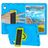 Mobigear Ruggedized iPad 10 (2022) Hülle EVA Schaum Backcover + Ständer - Blau