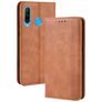 Mobigear Sensation Huawei P Smart Plus (2019) Hülle Klapphülle Geldbörse - Cognac