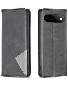 Mobigear Rhombus Slim Google Pixel 11 Pro Hülle Klapphülle - Schwarz