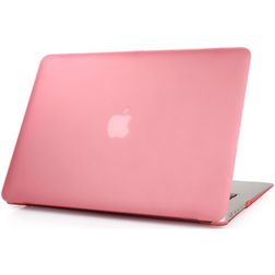Mobigear Matte MacBook Air 13 Zoll (2010-2019) Hardshell Hülle Laptop Cover MacBook Case - Pink - Modell A1369 / A1466