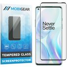 Mobigear Curved OnePlus 8 Panzerglas Gehärtetes Glas Displayschutz - Hüllenfreundlich - Schwarz