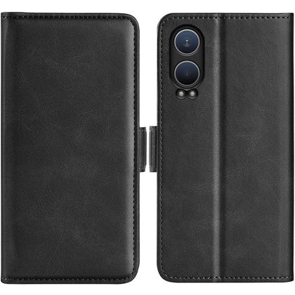 Mobigear Slim Magnet OnePlus Nord CE 4 Lite Hülle Klapphülle Geldbörse - Schwarz
